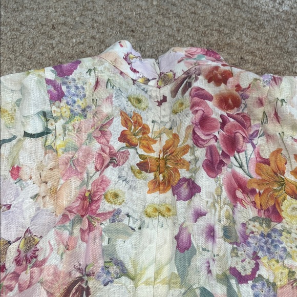 Zimmermann Natura Buttoned Mini Dress – Kaleidoscope Garden Floral – AU 1 / US 6 - Picture 9 of 9